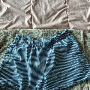 Old Navy Blue Striped Women's Shorts